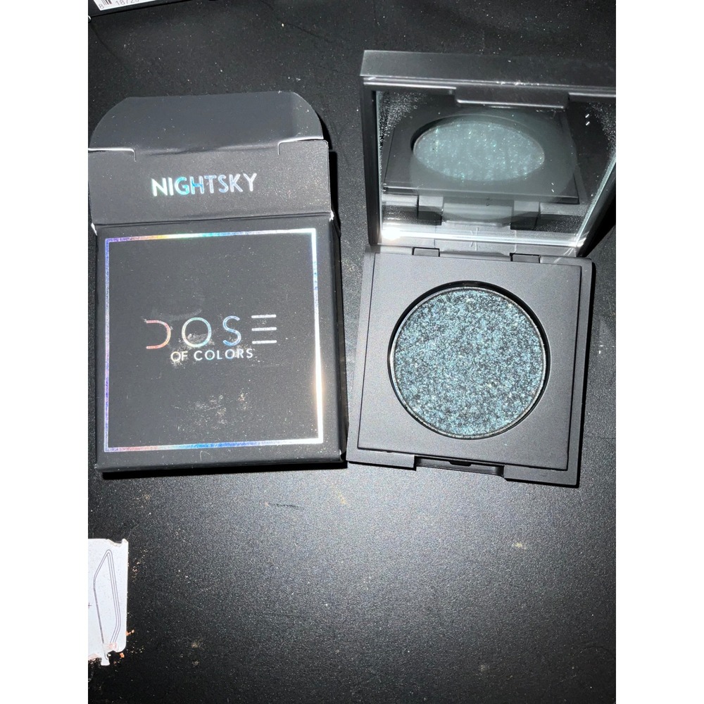 Dose of Colors Block Party Single Eyeshadow Nightsky Shimmer Glitter Compact